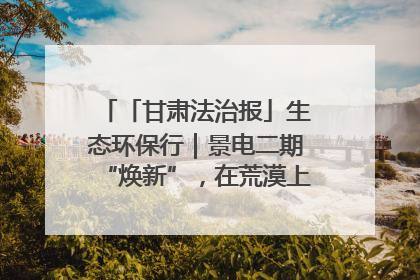 「甘肃法治报」生态环保行｜景电二期“焕新”，在荒漠上筑起一道绿色长城