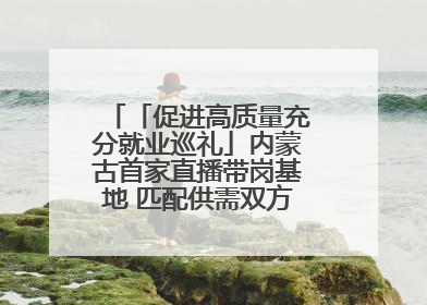 「促进高质量充分就业巡礼」内蒙古首家直播带岗基地 匹配供需双方 促进上岗就业