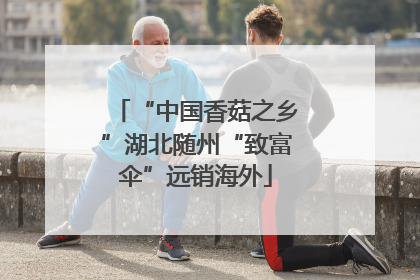 “中国香菇之乡”湖北随州“致富伞”远销海外