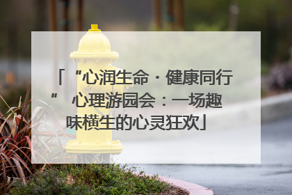 “心润生命・健康同行” 心理游园会：一场趣味横生的心灵狂欢