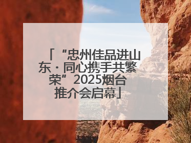 “忠州佳品进山东・同心携手共繁荣”2025烟台推介会启幕