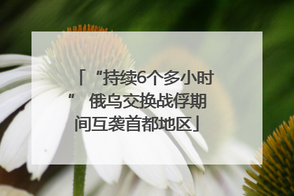 “持续6个多小时” 俄乌交换战俘期间互袭首都地区