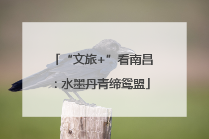 “文旅+”看南昌：水墨丹青缔鸳盟
