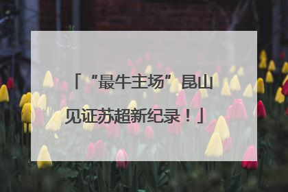 “最牛主场”昆山见证苏超新纪录！