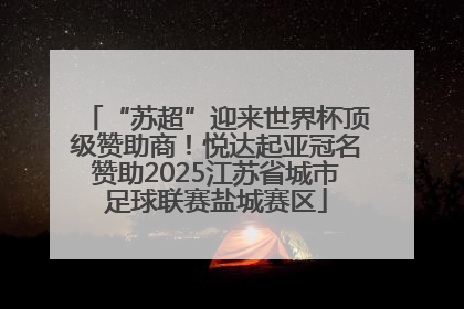 “苏超”迎来世界杯顶级赞助商！悦达起亚冠名赞助2025江苏省城市足球联赛盐城赛区