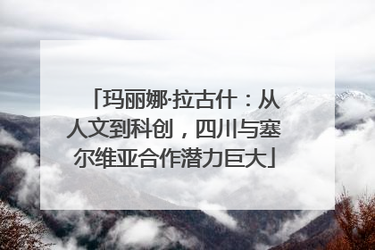 玛丽娜·拉古什：从人文到科创，四川与塞尔维亚合作潜力巨大