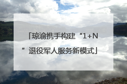 琼渝携手构建“1+N”退役军人服务新模式