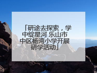 研途去探索，学中绽星河 乐山市中区杨湾小学开展研学活动