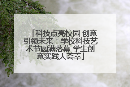 科技点亮校园 创意引领未来：学校科技艺术节圆满落幕 学生创意实践大荟萃