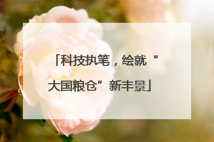 科技执笔，绘就“大国粮仓”新丰景