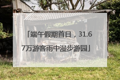 端午假期首日，31.67万游客雨中漫步游园