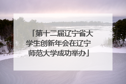 第十二届辽宁省大学生创新年会在辽宁师范大学成功举办
