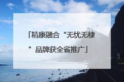 精康融合“无忧无棣”品牌获全省推广