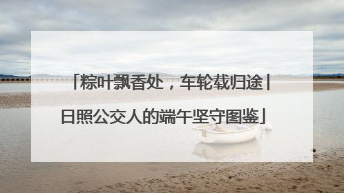 粽叶飘香处，车轮载归途│日照公交人的端午坚守图鉴