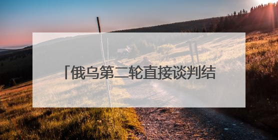 俄乌第二轮直接谈判结束 双方达成哪些共识