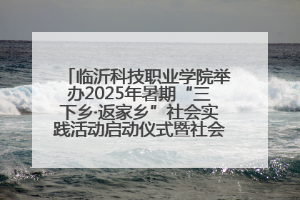 临沂科技职业学院举办2025年暑期“三下乡·返家乡”社会实践活动启动仪式暨社会实践活动供需交流会
