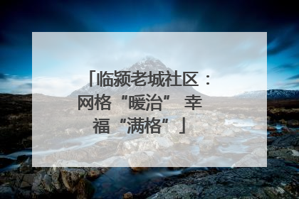 临颍老城社区：网格“暖治” 幸福“满格”
