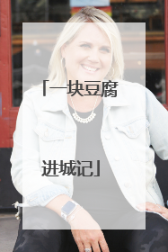 一块豆腐进城记