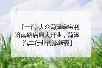 一汽-大众菏泽鑫宝利济南路店盛大开业，菏泽汽车行业再添新翼