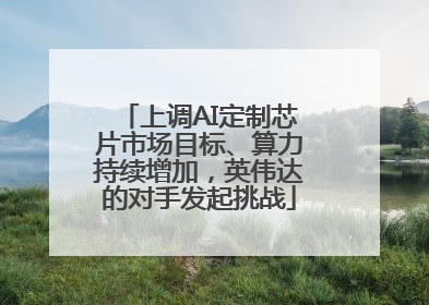 上调AI定制芯片市场目标、算力持续增加，英伟达的对手发起挑战