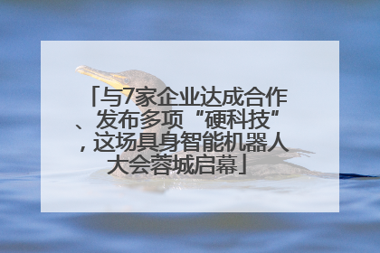 与7家企业达成合作、发布多项“硬科技”，这场具身智能机器人大会蓉城启幕