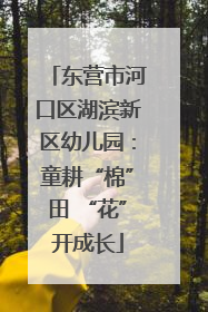 东营市河口区湖滨新区幼儿园：童耕“棉”田 “花”开成长