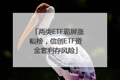 两类ETF霸屏涨幅榜，信创ETF资金套利存风险