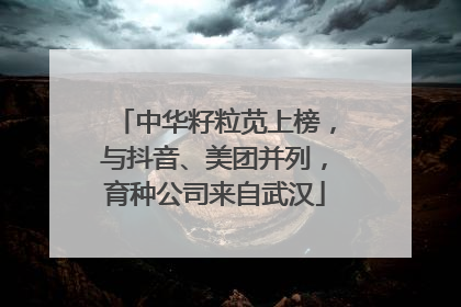 中华籽粒苋上榜，与抖音、美团并列，育种公司来自武汉
