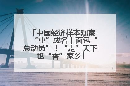 中国经济样本观察·一“业”成名丨面包“总动员”！“走”天下也“香”家乡