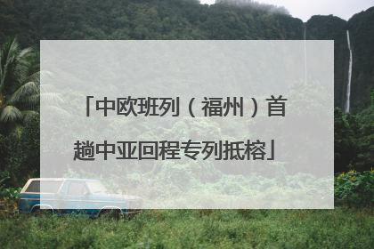 中欧班列（福州）首趟中亚回程专列抵榕