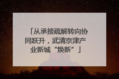 从承接疏解转向协同跃升，武清京津产业新城“焕新”