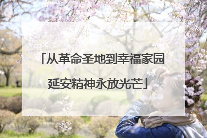 从革命圣地到幸福家园 延安精神永放光芒