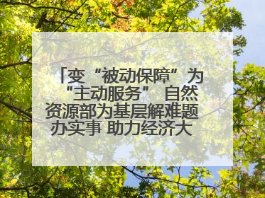 变“被动保障”为“主动服务” 自然资源部为基层解难题办实事 助力经济大省挑大梁
