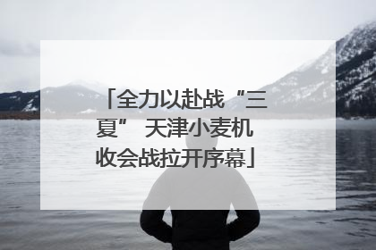 全力以赴战“三夏” 天津小麦机收会战拉开序幕