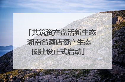 共筑资产盘活新生态 湖南省酒店资产生态圈建设正式启动