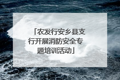 农发行安乡县支行开展消防安全专题培训活动