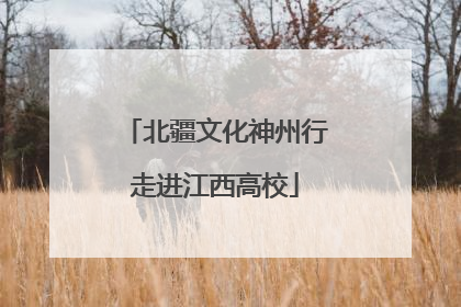 北疆文化神州行走进江西高校