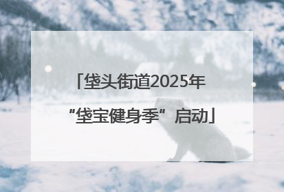 垡头街道2025年“垡宝健身季”启动