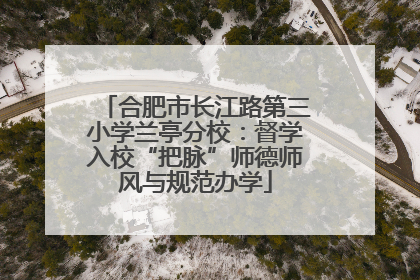 合肥市长江路第三小学兰亭分校：督学入校“把脉”师德师风与规范办学
