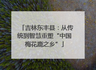 吉林东丰县：从传统到智慧重塑“中国梅花鹿之乡”