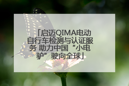 启迈QIMA电动自行车检测与认证服务 助力中国“小电驴”驶向全球