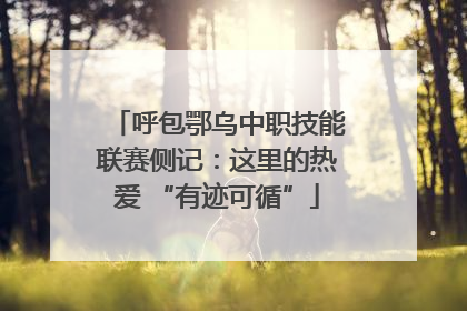 呼包鄂乌中职技能联赛侧记：这里的热爱 “有迹可循”