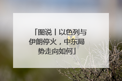 图说丨以色列与伊朗停火，中东局势走向如何