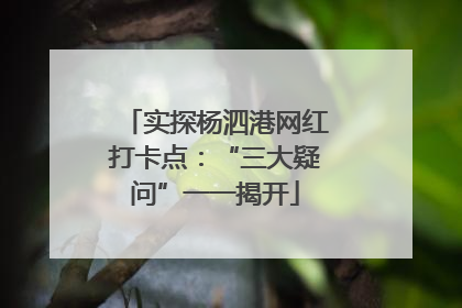实探杨泗港网红打卡点：“三大疑问”一一揭开