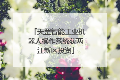 天罡智能工业机器人操作系统获两江新区投资