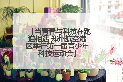 当青春与科技在跑道相遇 郑州航空港区举行第一届青少年科技运动会