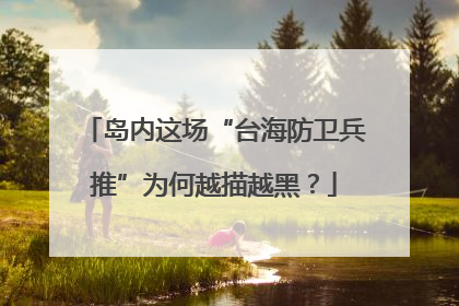 岛内这场“台海防卫兵推”为何越描越黑？