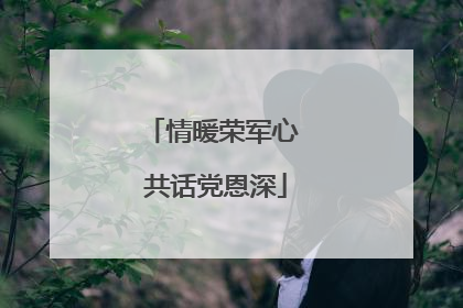 情暖荣军心 共话党恩深