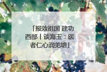报效祖国 建功西部丨谈海玉：医者仁心润羌塘