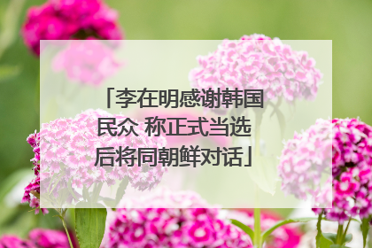 李在明感谢韩国民众 称正式当选后将同朝鲜对话